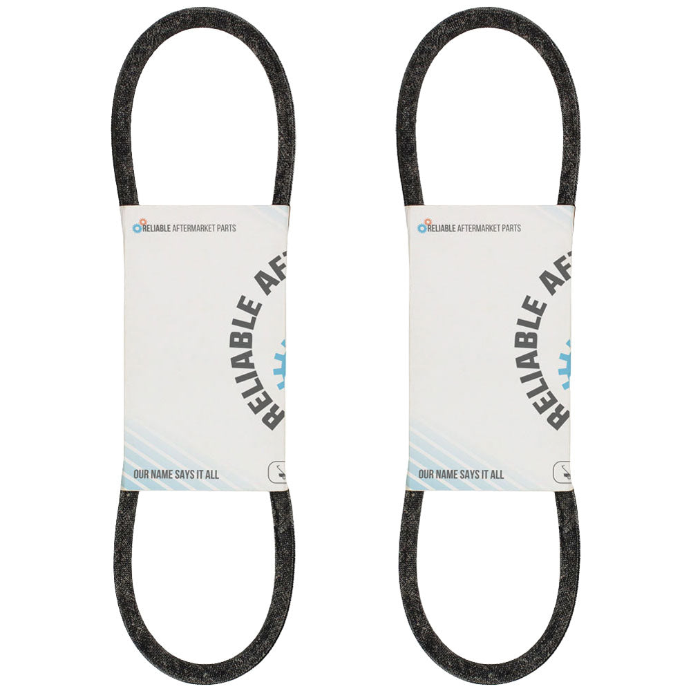 Qty 2: Blade Clutch Drive Belt Fits Exmark Replaces 121-5765 Made with Aramid