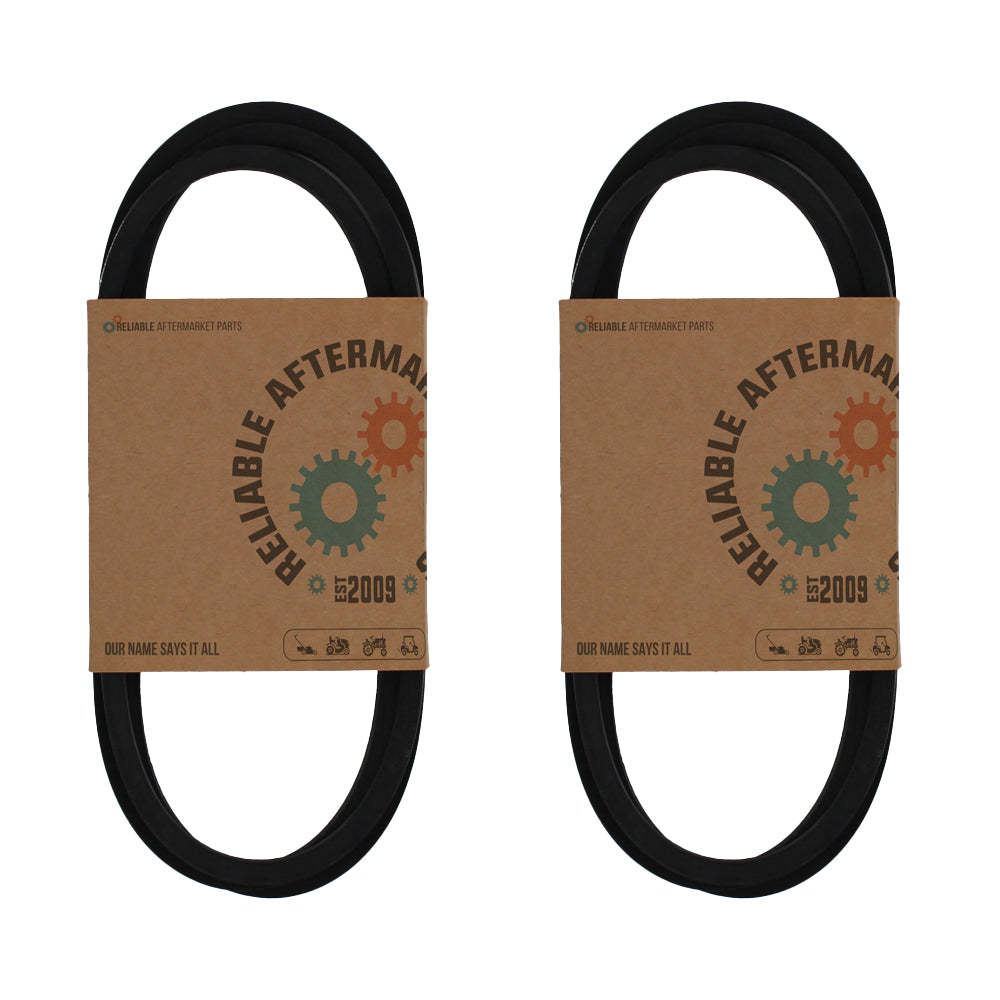 Qty 2: Classical V-Belt (1/2" X 83")   Fits Universal Products