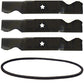 Mower Lift Blade Belt Combo Kit 54" Fits Craftsman Fits AYP 187256 187254 196103