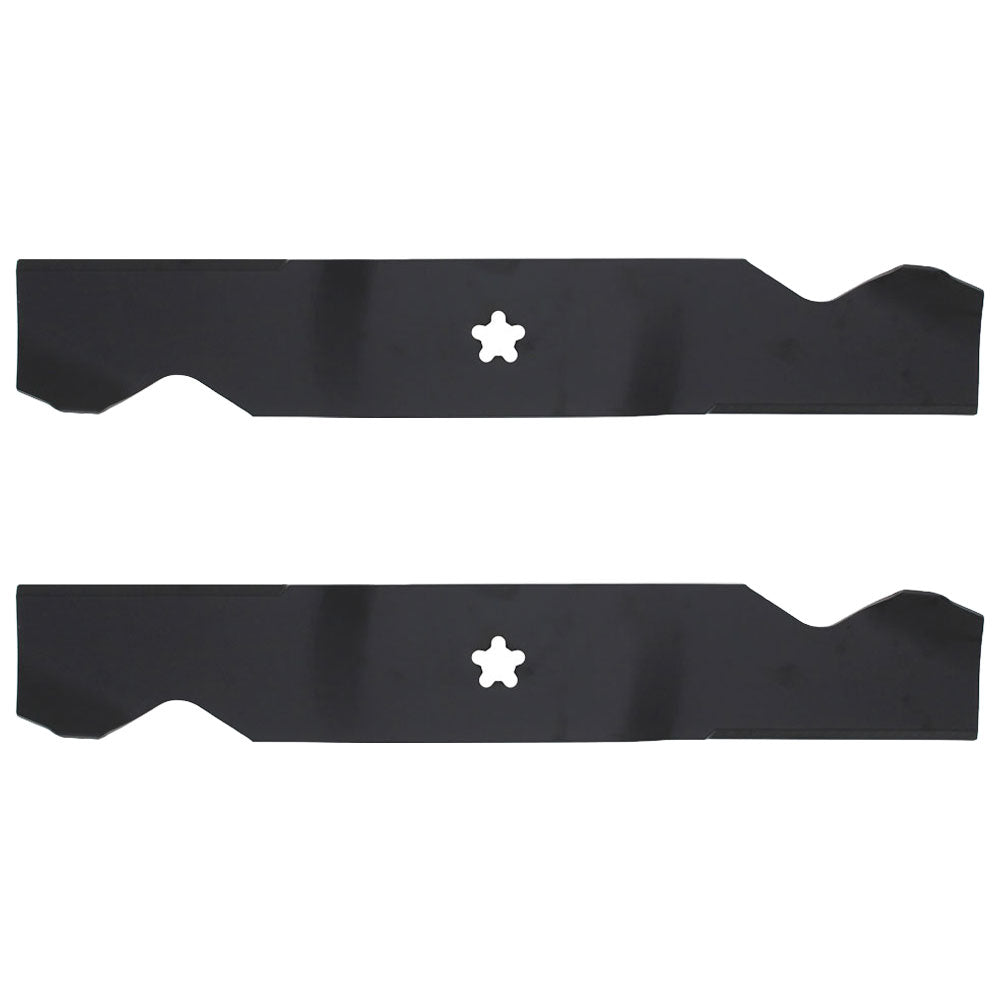 Two (2) Replacement 18-1/2" x 5 Point Star Standard Lift Blades Fits AYP/Sears