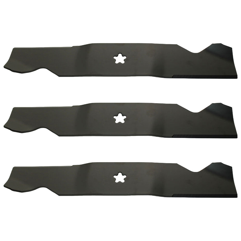 3 Mower Blade Set Fits Craftsman Fits AYP Fits Husqvarna 187254 532 18 72 56