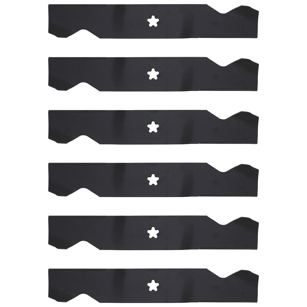 (6) Interchangeable Medium Lift Mower Blades 594892901 Fits Husqvarna