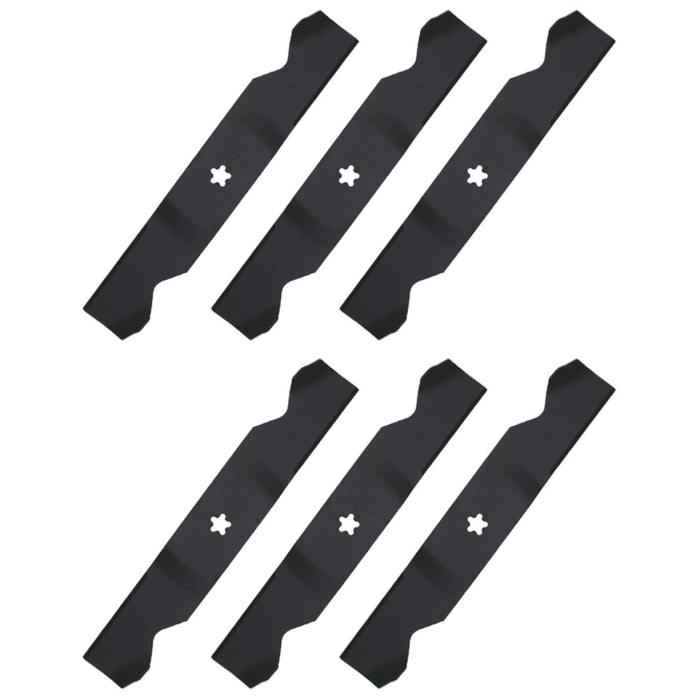 (6) Interchangeable Medium Lift Mower Blades 594892901 Fits Husqvarna