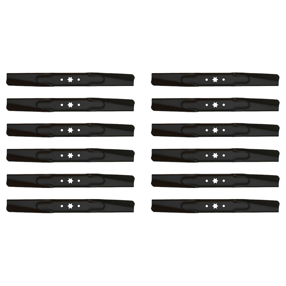 Qty 12: Standard Mower Blades Fits MTD Replaces 742-04244A