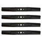 Qty 4: Standard Mower Blade Fits Cub Cadet Replaces 742-04244