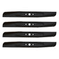 Qty 4: Standard Mower Blade Fits Cub Cadet Replaces 742-04244