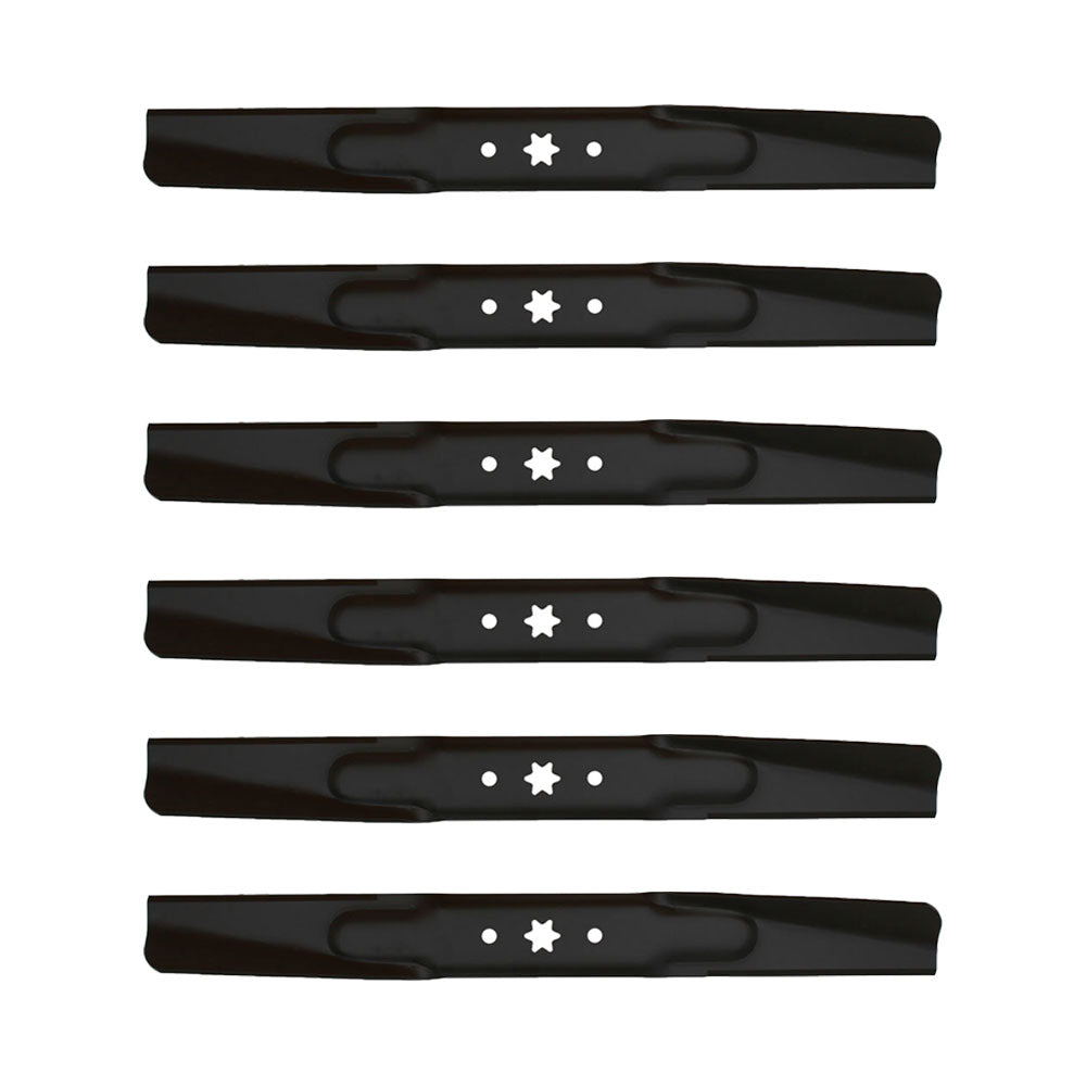 Qty 6: Standard Mower Blade Fits MTD Replaces 742-04244A