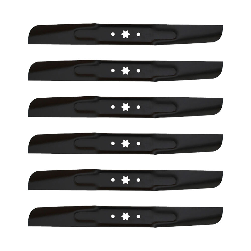 Qty 6: Standard Mower Blade Fits MTD Replaces 742-04244A