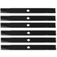 6 Pack 95-050 High Lift Blade Fits Husqvarna 532137380 532-137380 50"