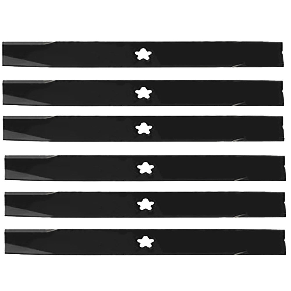 6 Pack 95-050 High Lift Blade Fits Husqvarna 532137380 532-137380 50"