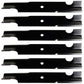 Qty 6: Notched Mower Blade Fits Bad Boy Replaces 038-5350-00