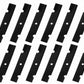 Qty 12: Notched Mower Blade Fits Husqvarna Replaces 539 10 60-40