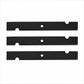 Qty 3: Notched Mower Blade Fits Gravely Replaces 00878100