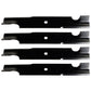 Qty 4: Notched Mower Blade
 Fits Encore Replaces 483035