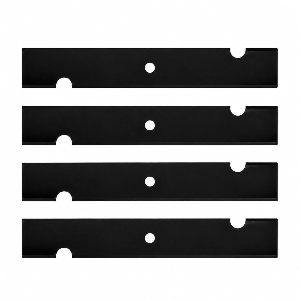 Qty 4: Notched Mower Blade
 Fits Lesco Replaces 021871