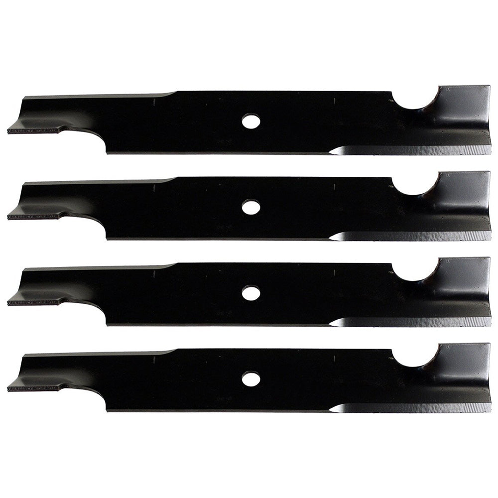 Qty 4: Notched Mower Blade
 Fits Universal Products Replaces 21871