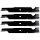 Qty 4: Notched Mower Blade
 Fits Great Dane Replaces D18086