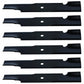 Qty 6: Notched Mower Blade Fits Scag Replaces 48110-NOTCHED