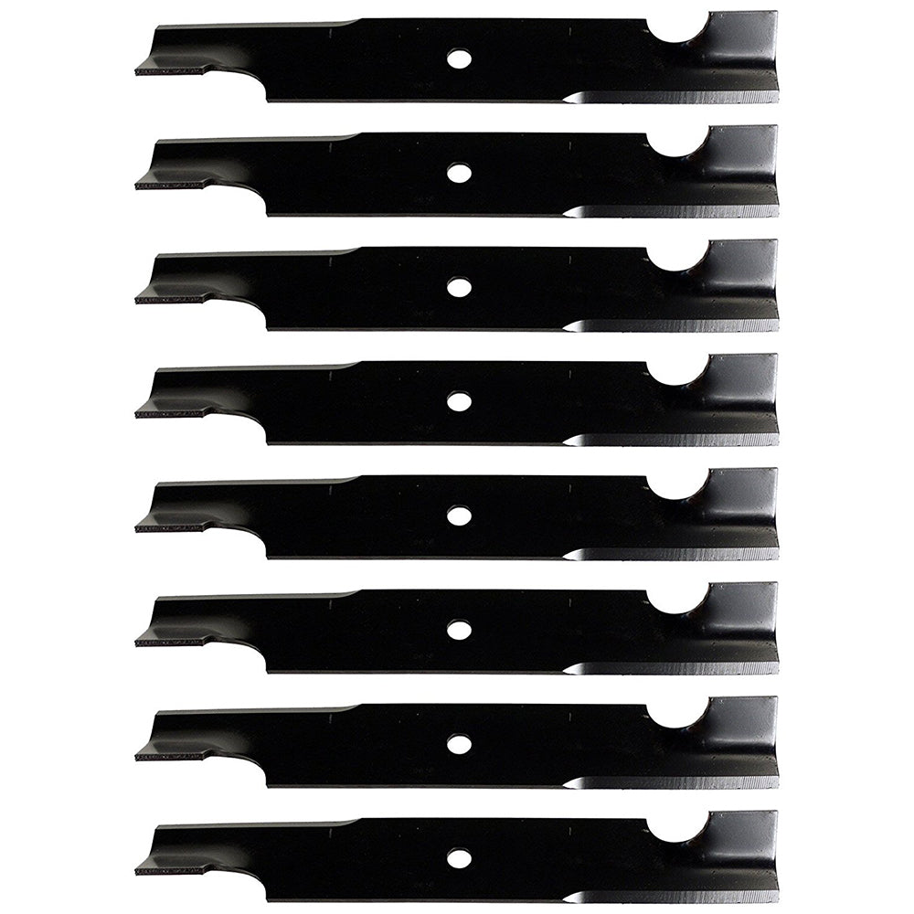 Qty 8: Notched Mower Blade
 Fits Toro Replaces 107-3196-03