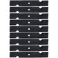 Qty 9: Notched Mower Blade
 Fits Husqvarna Replaces 539 10 60-40