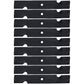 (9) Notched Mower Blade Fits Hustler 927426 928374 928374CA 929240 929240CA