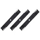 Set of (3) - M143520 M145516 Predator Mulch Blades Fits John Deere 54C Deck