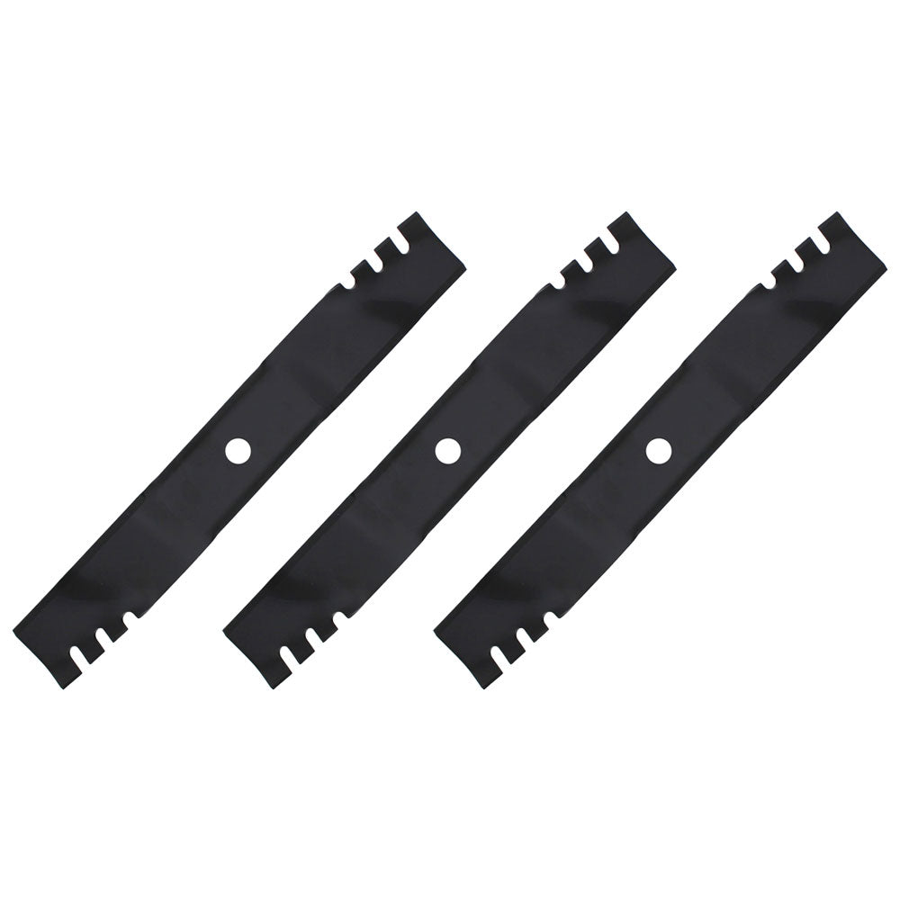Set of (3) - M143520 M145516 Predator Mulch Blades Fits John Deere 54C Deck