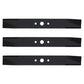 (3) Mower Blades 44" Broadmoor 1704100 1716696ASM 1727774A For Simplicity