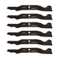 (6) 596-387 Oregon Fits Gator Blades Fits Cub Cadet 742-04068, 942-04068