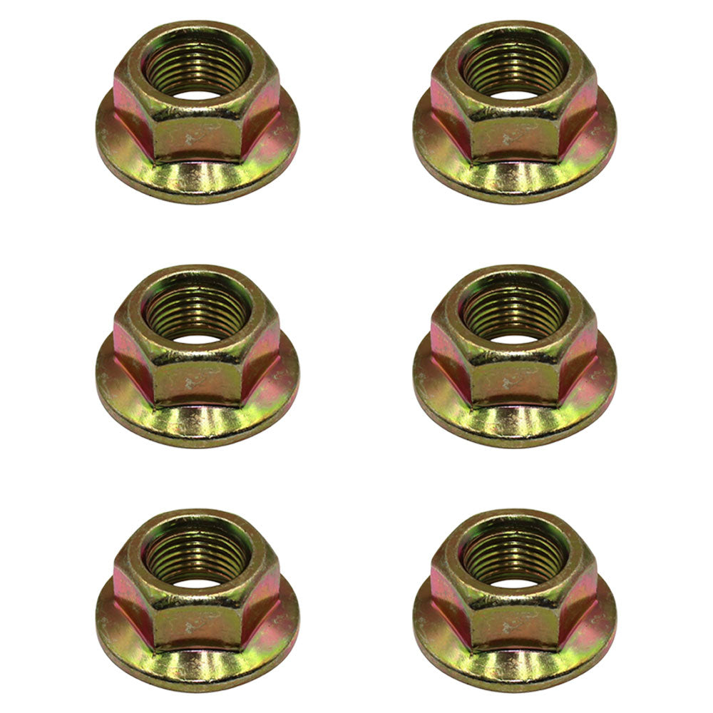 Qty 6: Spindle Blade Nut Fits Briggs and Stratton Replaces Diameter 5/8"