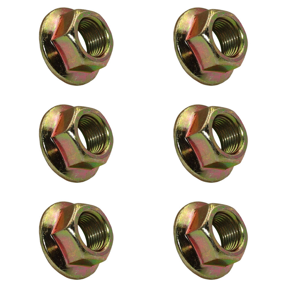 Qty 6: Spindle Blade Nut Fits Briggs and Stratton Replaces Diameter 5/8"