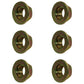 Qty 6: Spindle Blade Nut Fits Briggs and Stratton Replaces Diameter 5/8"