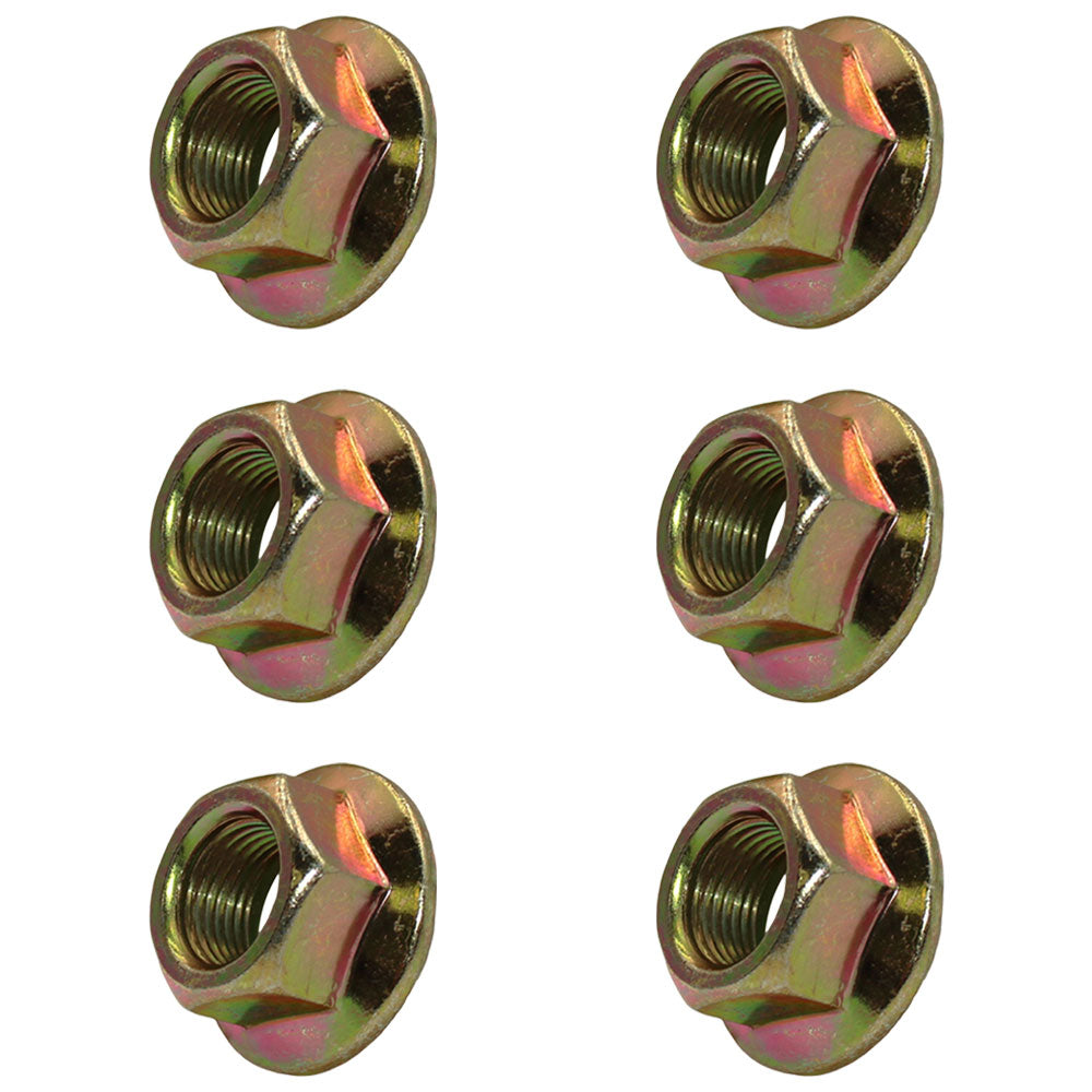 Qty 6: Spindle Blade Nut Fits Briggs and Stratton Replaces Diameter 5/8"
