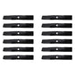 12 Lawn Mower Blades 48" Cut GS25, GS30, GS45 Fits John Deere  M115328, M114581