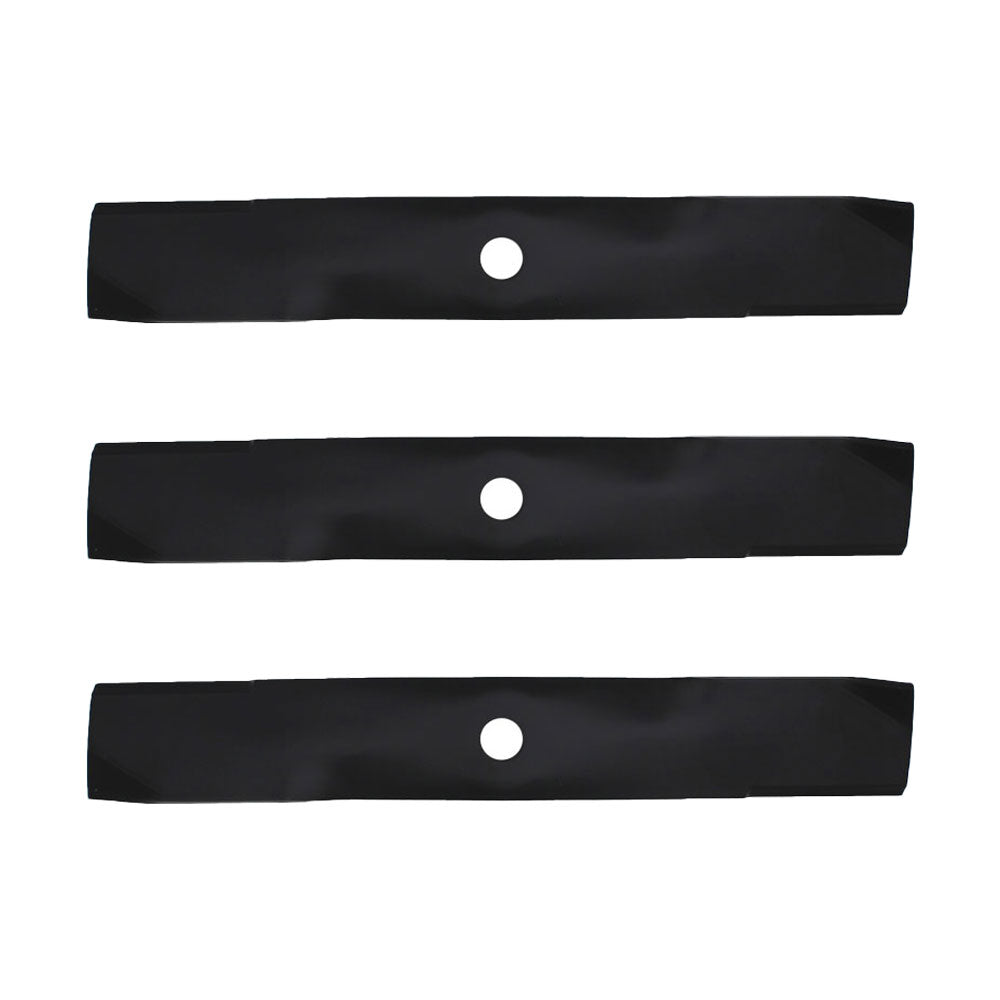 GS25 GS45 GS75 GT242 GT275 Three Mower Blades Fits John Deere M113517 M115495