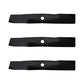 (3) Oregon Blades Fits John Deere LX176, LX178, LX186, LX188, LX277AWS 48"