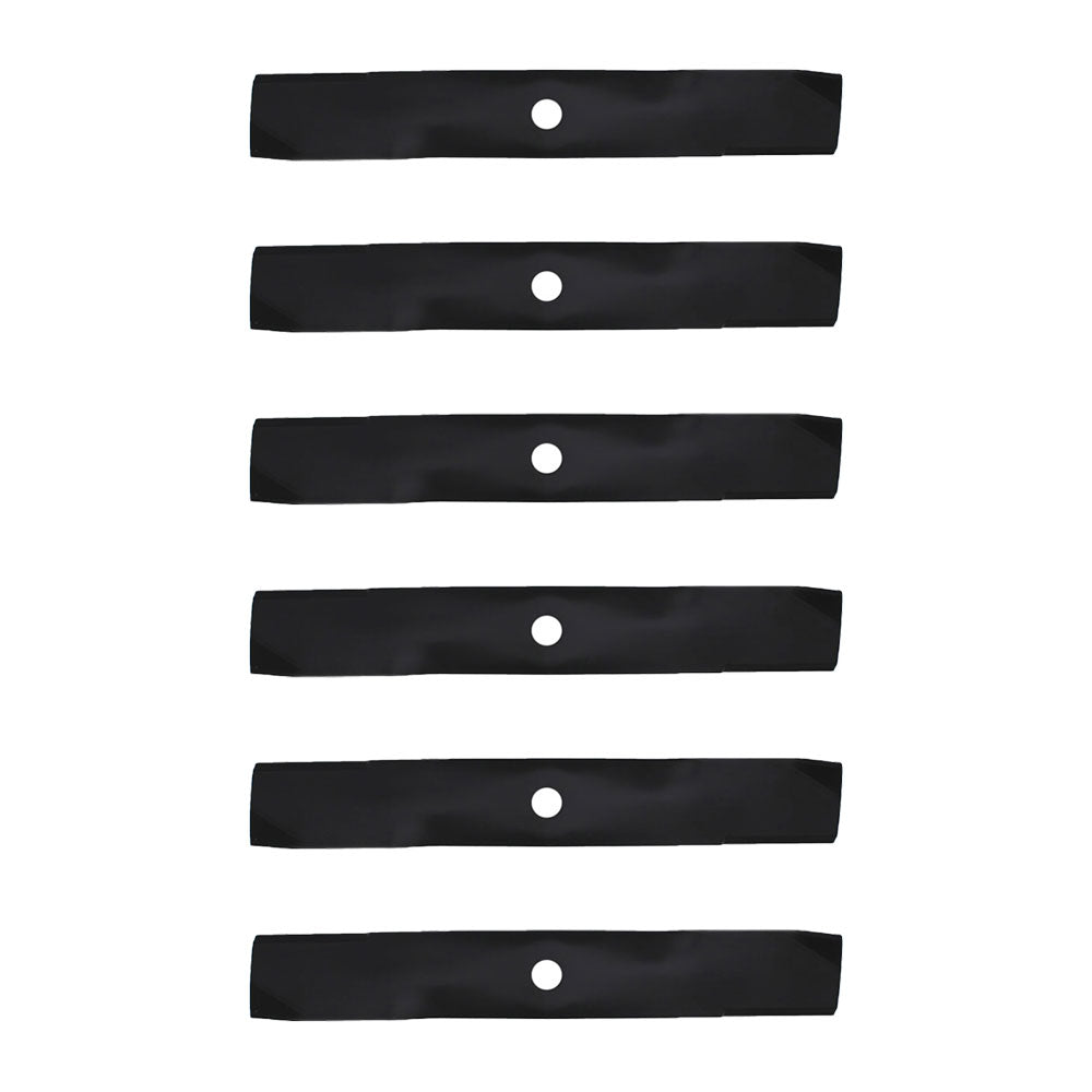 6-Pack 48" Lawn Mower Blades Fits John Deere M115495, GT242, GT275 (6206)