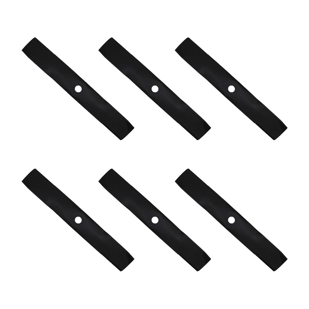 M115495 6 XHT HD Blades Fits John Deere 48" GT242 GT262 275 325 335 345 425 445