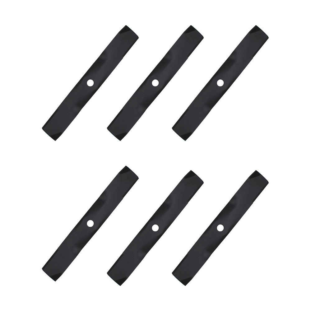 6-Pack 48" Lawn Mower Blades Fits John Deere M115495, GT242, GT275 (6206)