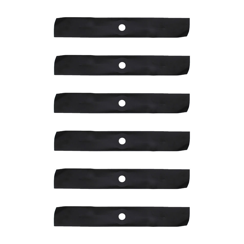 M115495 6 XHT HD Blades Fits John Deere 48" GT242 GT262 275 325 335 345 425 445