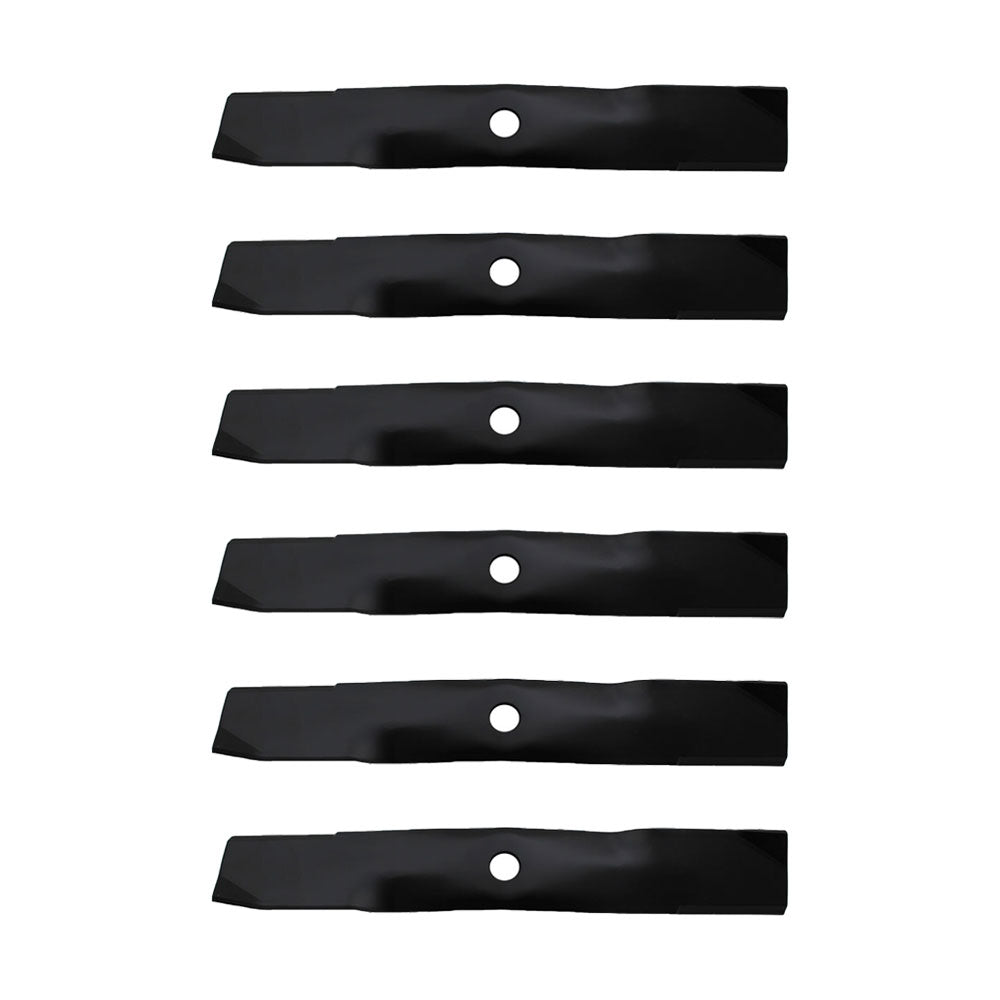 6 Pack of Blades Fits John Deere 48" LX176, LX178, LX186, LX188, LX277AWS