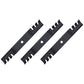 (3) 396-719 Blades Fits John Deere M143520, M145516, M152726