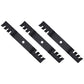 3 Toothed Mulch Blades Fits John Deere 54C X465 X475 X485 X495 Z425 Z445 396-719