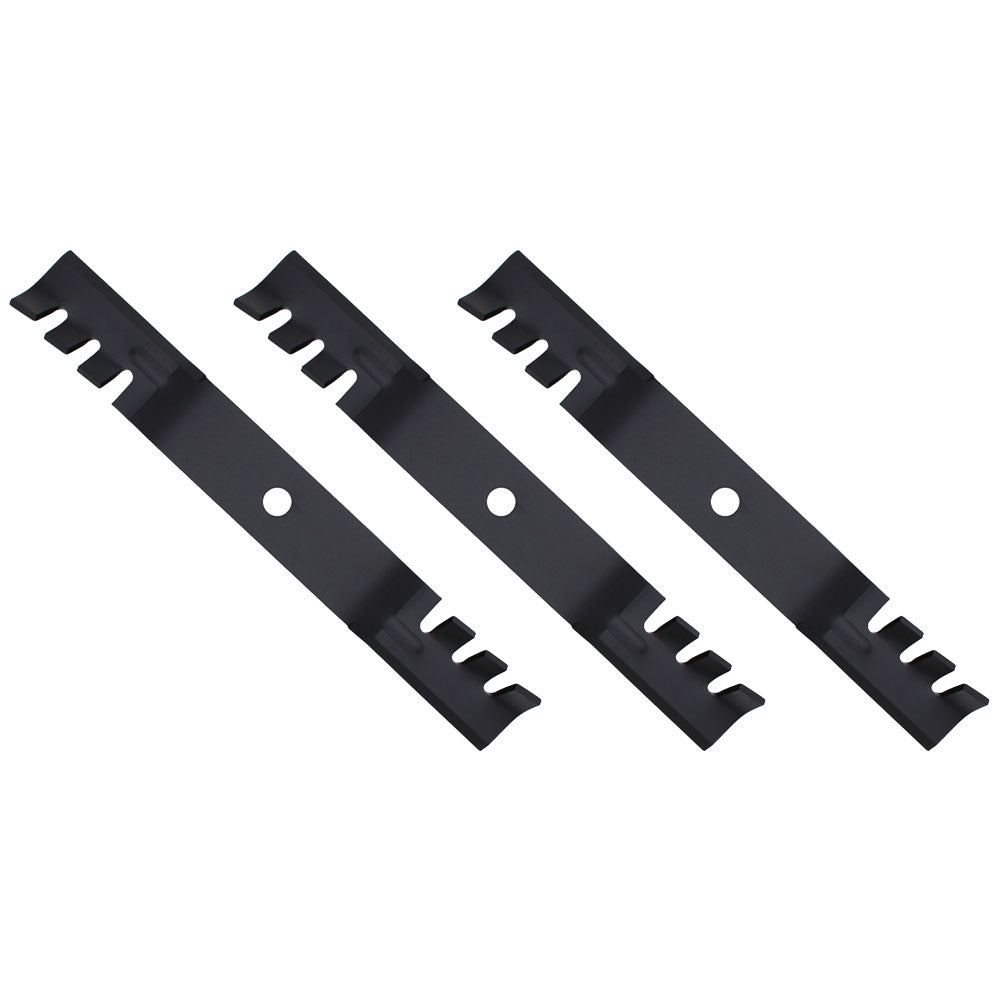 (3) 396-719 Blades Fits John Deere M143520, M145516, M152726