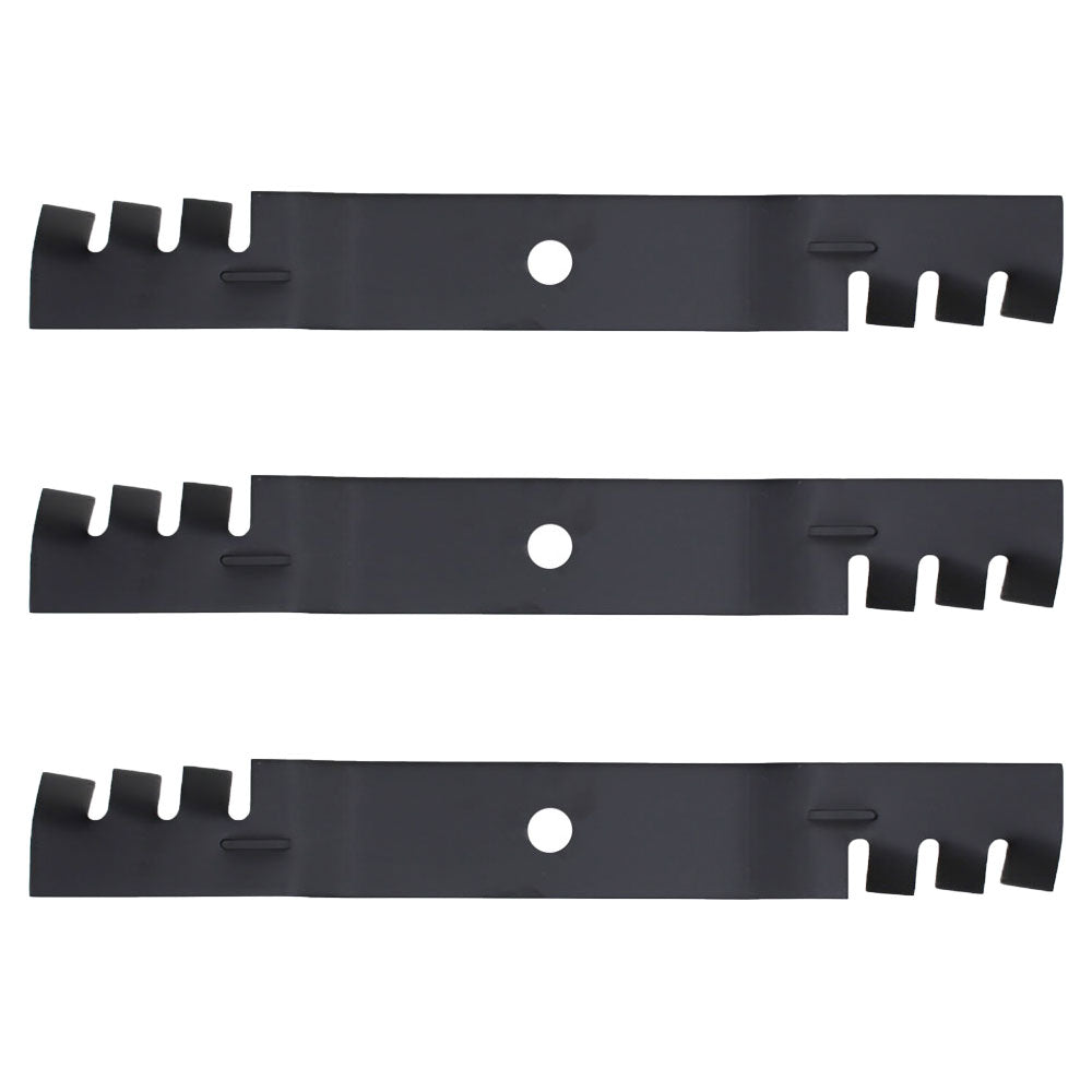 (3) 396-719 Blades Fits John Deere M143520, M145516, M152726