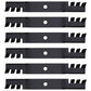 (6) Toothed Mower Blades Fits John Deere ZTrak Z525E Z535M Z540M Z375R M143520