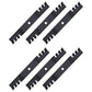 6PK Blades Fits John Deere 54C X465 X475 X485 X495 Z425 Z445 396-719