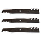 Fits John Deere Mower Mulch Blades - 48'' Deck - D140, D150, D160