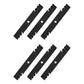 Qty 6: Toothed Mower Blade Fits John Deere Replaces AM137757