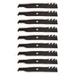 9 MULCHING BLADES Fits John Deere GY20852 GX21784 LA140 LA145 LA165 D140 D150 16